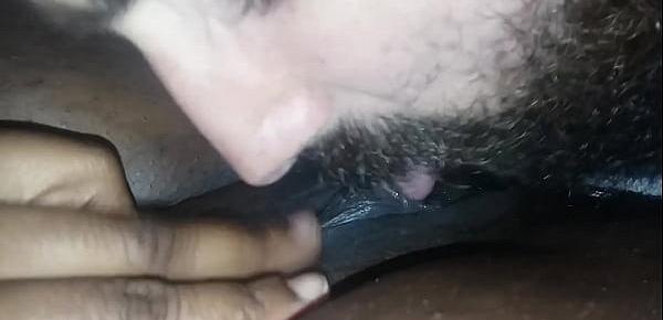  Tongue Fucking Ebony Pussy